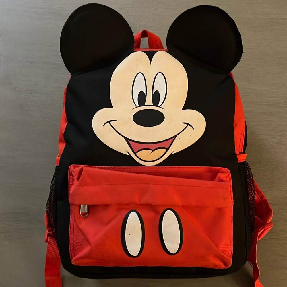 Disney Mickey Mouse Face Toddler Backpack